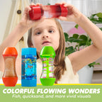 JOYIN 4-Pack Fidget Tubes for Kids, Stress Relief Toy, Speech Therapy, Calming Toys for Children with Autism, Calm Down Corner Classroom Supplies, Back to School Gifts for Toddlers