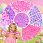 Cloud Slime kit for Girls Ages 8-12, Toys for Girls and Boys, for Kids Slime Set Party kit Goodie Bag Stuffers, 4 5 6 7 8 9 10 Year Old Girl Birthday Gift Cute Stuff