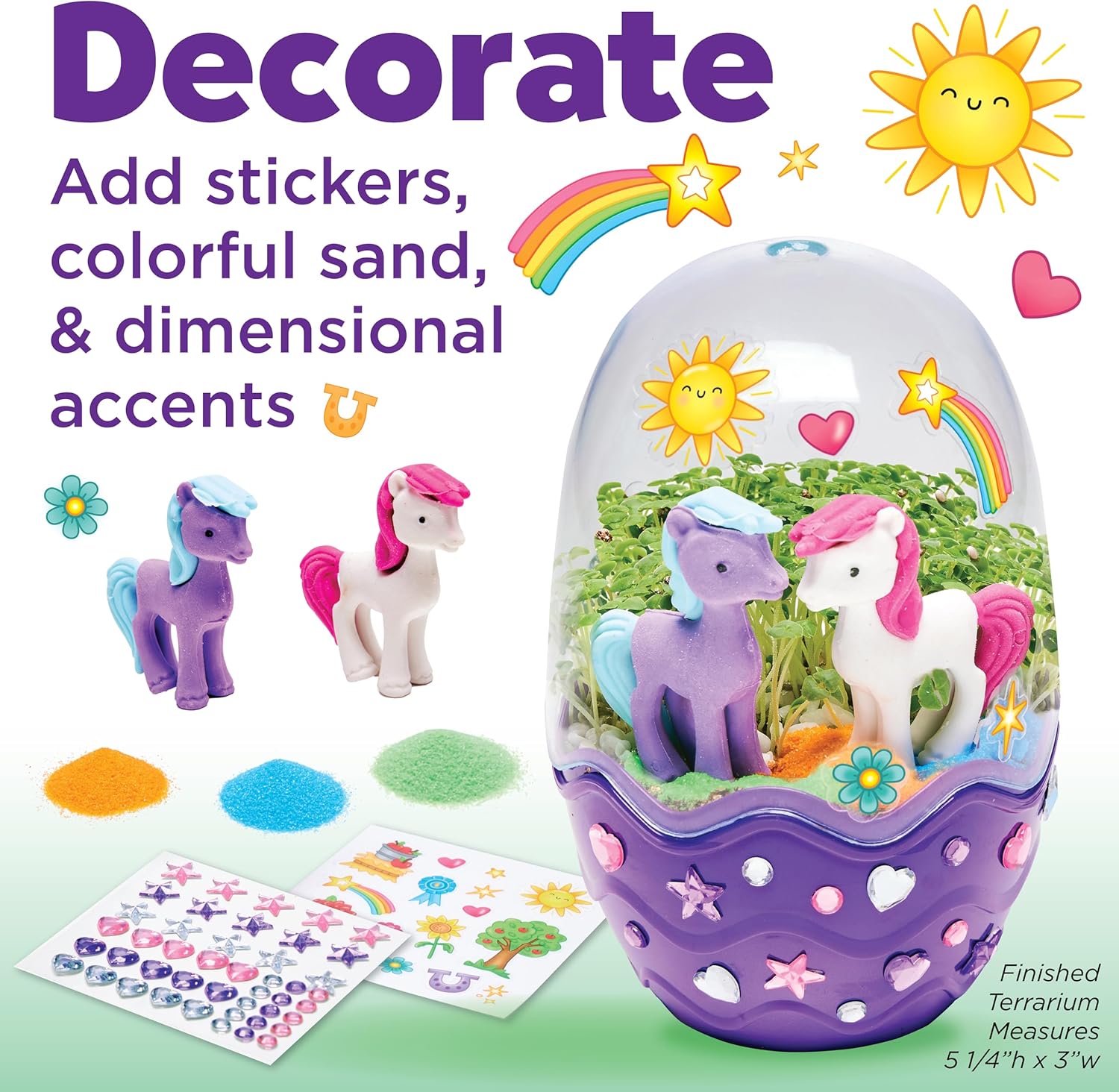 Creativity for Kids Mini Garden: Gifts for Girls, Crafts and Toys, Stocking Stuffers for Kids (Ages 6+)