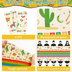 Summer Party Decorations - Summer Decorations for Home - 2 Pack Disposable Plastic Tablecloth | Floral Tablecloth for Mothers Day Wildflower Butterfly Birthday Garden Party Decorations