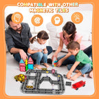Magnetic Tiles Building Blocks for 3 4 5 6 7 8+ Years Old Boys Girls Colorful Magnet Stacking Toys Birthday Gift for Toddlers STEM Preschool Educational Construction Tiles Set