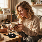 Cat Gifts for Cat Lovers Cat Coaster Woven Creative Cute Cat Coaster Insulation Coaster Coffee and Tea Coaster Desktop Gifts