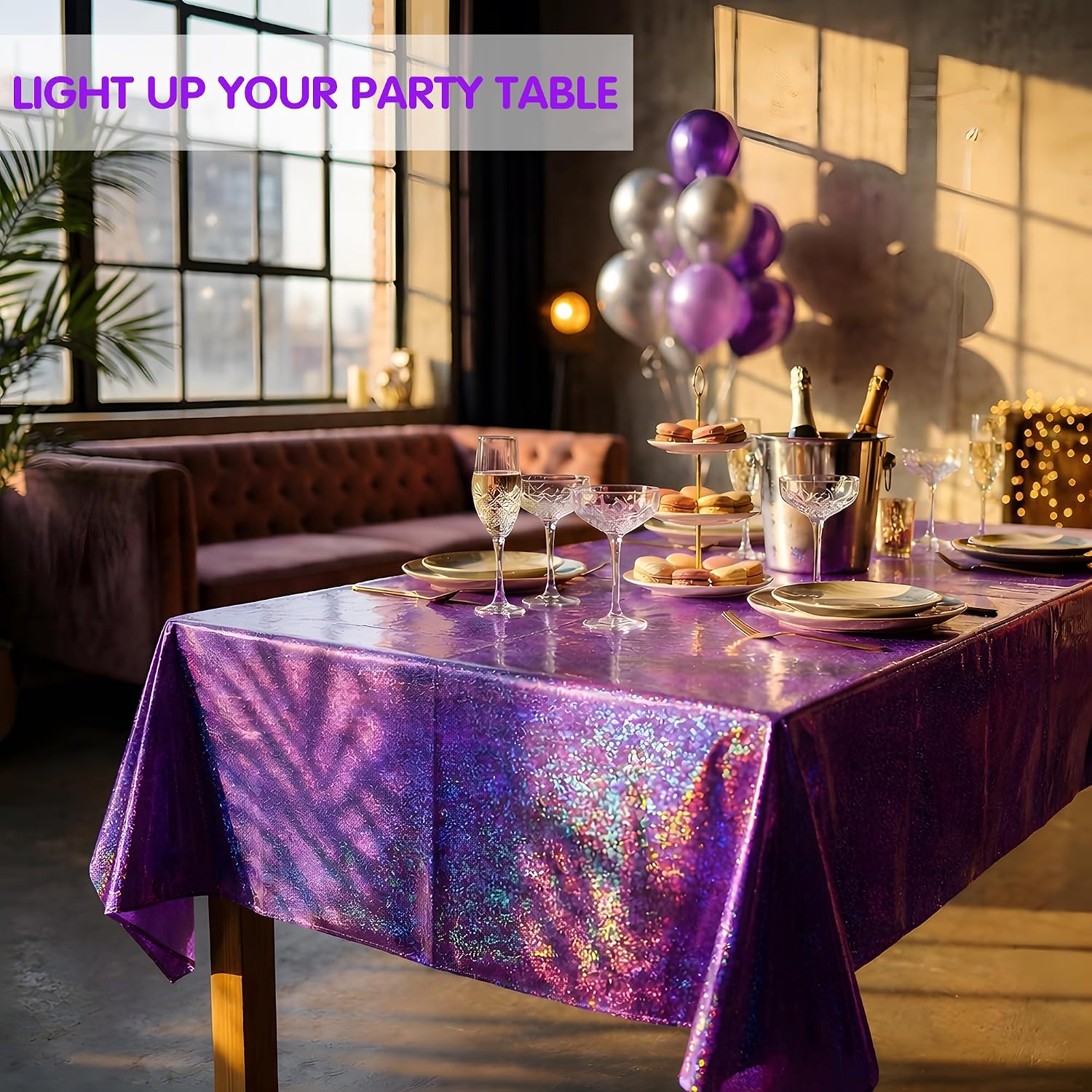 Summer Party Decorations - Summer Decorations for Home - 2 Pack Disposable Plastic Tablecloth | Floral Tablecloth for Mothers Day Wildflower Butterfly Birthday Garden Party Decorations