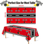 Summer Party Decorations - Summer Decorations for Home - 2 Pack Disposable Plastic Tablecloth | Floral Tablecloth for Mothers Day Wildflower Butterfly Birthday Garden Party Decorations