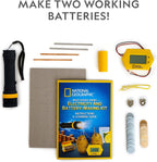 National Geographic Battery Making Kit - Potato Clock and Penny Powered Flashlight Science Kit, 2 Electricity STEM Projects for Kids, Electrical Circuit Toy for Boys and Girls