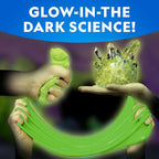 NATIONAL GEOGRAPHIC Mega Science Kit - Glow in The Dark Lab with Crystal Growing Kit, Slime Making, Glowing Putty, and More Science Experiments, Slime Kit for Boys and Girls