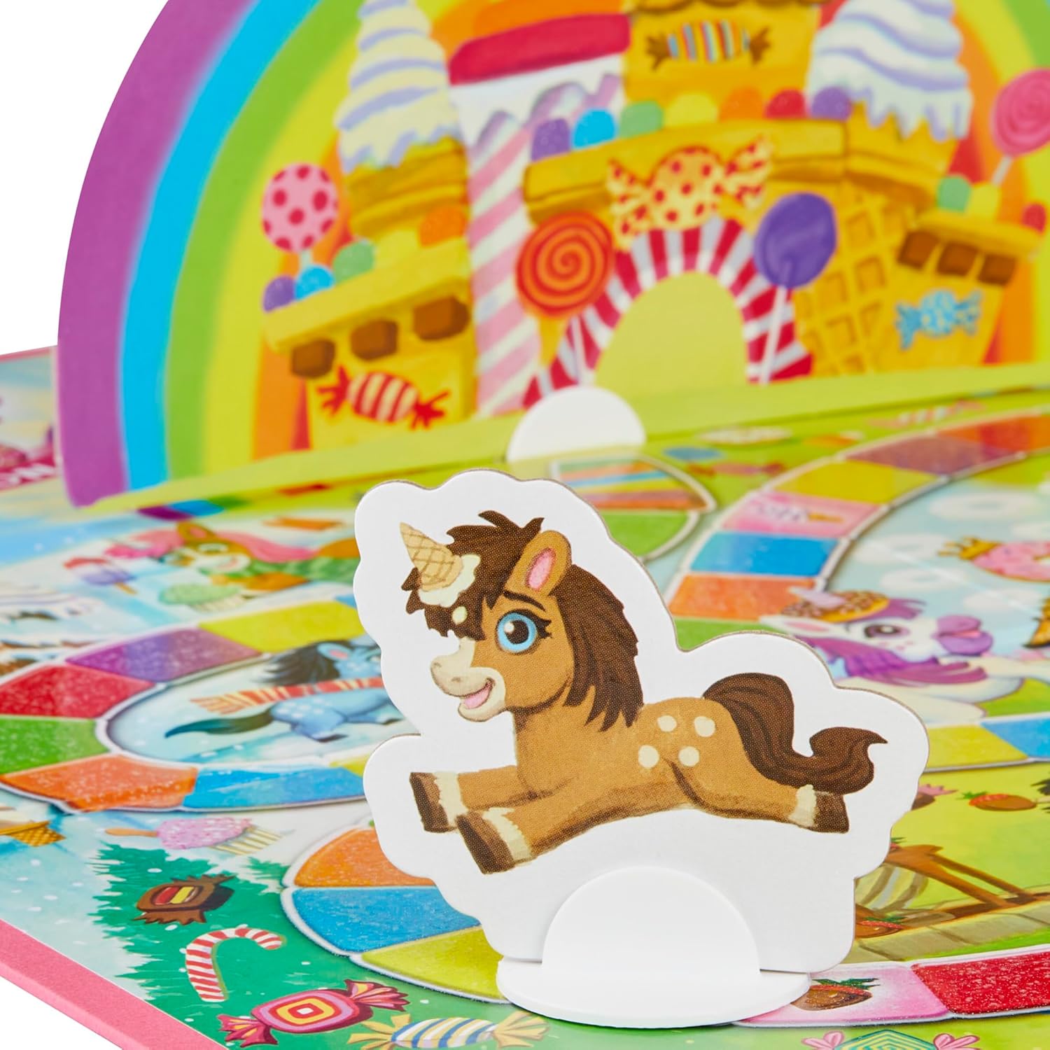 Candy Land Unicorn Edition Preschool Board Game | Back to School Gifts for Kids | Classroom Toys | Ages 3+