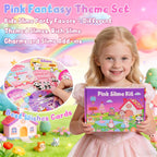 Cloud Slime kit for Girls Ages 8-12, Toys for Girls and Boys, for Kids Slime Set Party kit Goodie Bag Stuffers, 4 5 6 7 8 9 10 Year Old Girl Birthday Gift Cute Stuff