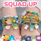 Original Squishmallows Bracelet Design Set, Cute & Friendship Bracelet Kit, Jewelry Making Kit, Charm Bracelet Making Kit, Beading & Jewelry Making, Friendship Bracelet Making Kit