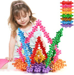 Building Blocks Kids STEM Toys Educational Building Toys Discs Sets Interlocking Solid Plastic for Preschool Kids Boys and Girls Aged 3+, Safe Material Creativity