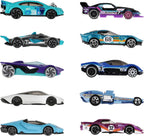 10-Pack of Toy Race Cars (Styles May Vary) | Set of 10 1:64 Scale Vehicles,Includes Hot Wheels Originals & Officially Licensed Cars