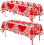 Summer Party Decorations - Summer Decorations for Home - 2 Pack Disposable Plastic Tablecloth | Floral Tablecloth for Mothers Day Wildflower Butterfly Birthday Garden Party Decorations