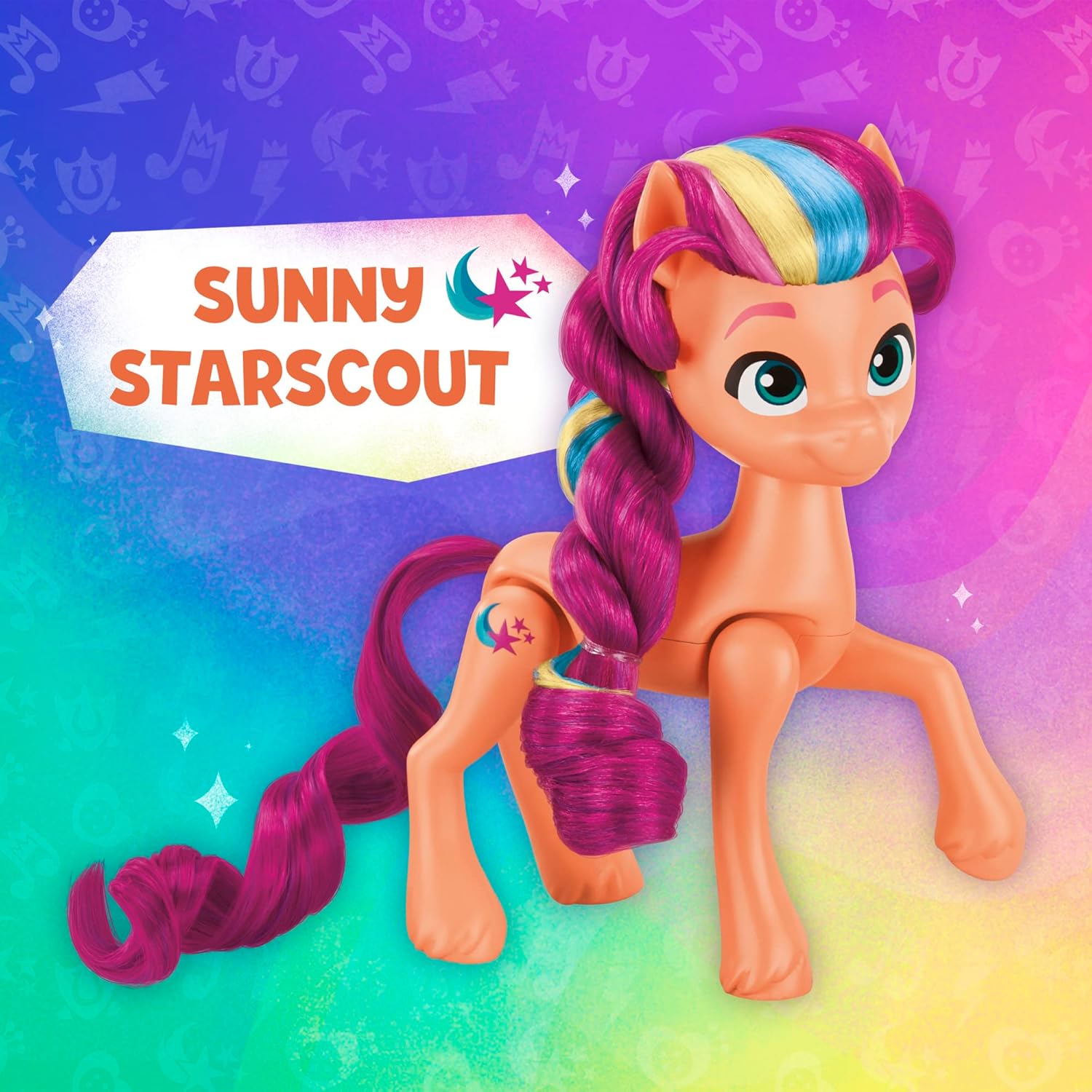 My Little Pony Dolls Rainbow Celebration, 6 Pony Figure Set, 5.5-Inch Dolls, Toys for 3 Year Old Girls and Boys, Unicorn Toys