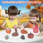 Cloud Slime kit for Girls Ages 8-12, Toys for Girls and Boys, for Kids Slime Set Party kit Goodie Bag Stuffers, 4 5 6 7 8 9 10 Year Old Girl Birthday Gift Cute Stuff
