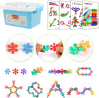 Building Blocks Kids STEM Toys Educational Building Toys Discs Sets Interlocking Solid Plastic for Preschool Kids Boys and Girls Aged 3+, Safe Material Creativity