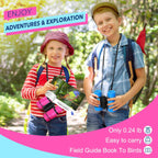 Toys for 3-7 Year Old Girls: LET'S GO! Binoculars for Kids Bird Watching|Camping|Hiking 3 4 5 6 7 8 Year Old Girl Boy Birthday Gifts Outdoor Toy for Kid Ages 4-6 Toddler Gift Stuffers