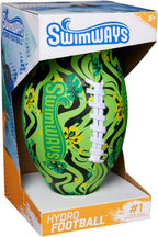 Swimways Hydro Waterproof Football, Outdoor Games for Adults and Kids, Swimming Pool Accessories and Pool Party Games,9.25 Inches