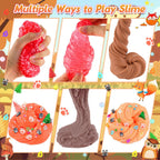 Cloud Slime kit for Girls Ages 8-12, Toys for Girls and Boys, for Kids Slime Set Party kit Goodie Bag Stuffers, 4 5 6 7 8 9 10 Year Old Girl Birthday Gift Cute Stuff