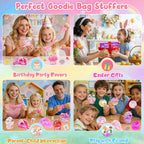 Cloud Slime kit for Girls Ages 8-12, Toys for Girls and Boys, for Kids Slime Set Party kit Goodie Bag Stuffers, 4 5 6 7 8 9 10 Year Old Girl Birthday Gift Cute Stuff