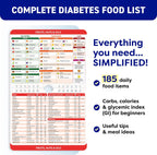 Magnetic Kitchen & Health Reference Cheat Sheet Booklet