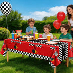 Summer Party Decorations - Summer Decorations for Home - 2 Pack Disposable Plastic Tablecloth | Floral Tablecloth for Mothers Day Wildflower Butterfly Birthday Garden Party Decorations