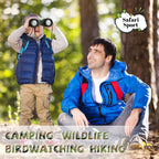 Kids Binoculars with Compass & Neck String – Outdoor Exploration Toy