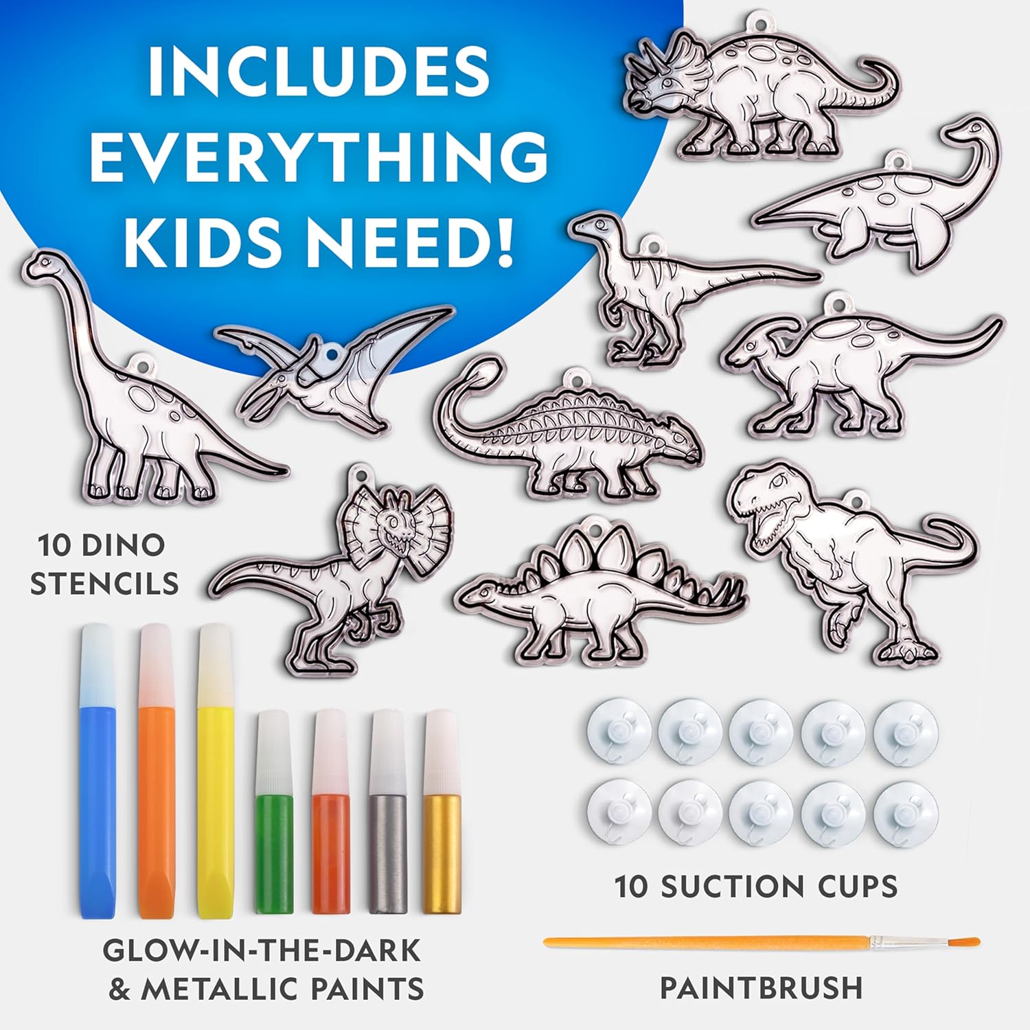 National Geographic Kids Stained Glass Kit - Kids Arts and Crafts Set, Window Sun Catchers, Kid Crafts Ages 4-8, Window Art Craft Kit, Suncatcher