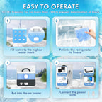 Portable Air Conditioners, Mini Air Cooler with 3 Speeds, Anti-leakage Water Personal Ice Air Conditioner for Room Desk Office Home Tent(W-03)