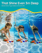Click to see full view 31Pcs Swim Dive Toys Pool Games Outdoor Water Essential Bath Accessories for Kid Toddler Baby Toy Age 3 4 5 6 7 8 9 10 11 12 Year Old Cool Girl Boy Stuff Fun Summer Gift