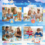 Cloud Slime kit for Girls Ages 8-12, Toys for Girls and Boys, for Kids Slime Set Party kit Goodie Bag Stuffers, 4 5 6 7 8 9 10 Year Old Girl Birthday Gift Cute Stuff