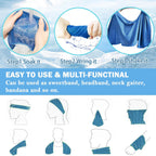 Cooling Towels for Neck and Face (40"x12"), Ice Microfiber Cooling Towels Bulk for Workout Chill Sweat Towels Cooling Neck Wraps for Gym Yoga Golf Running Sport