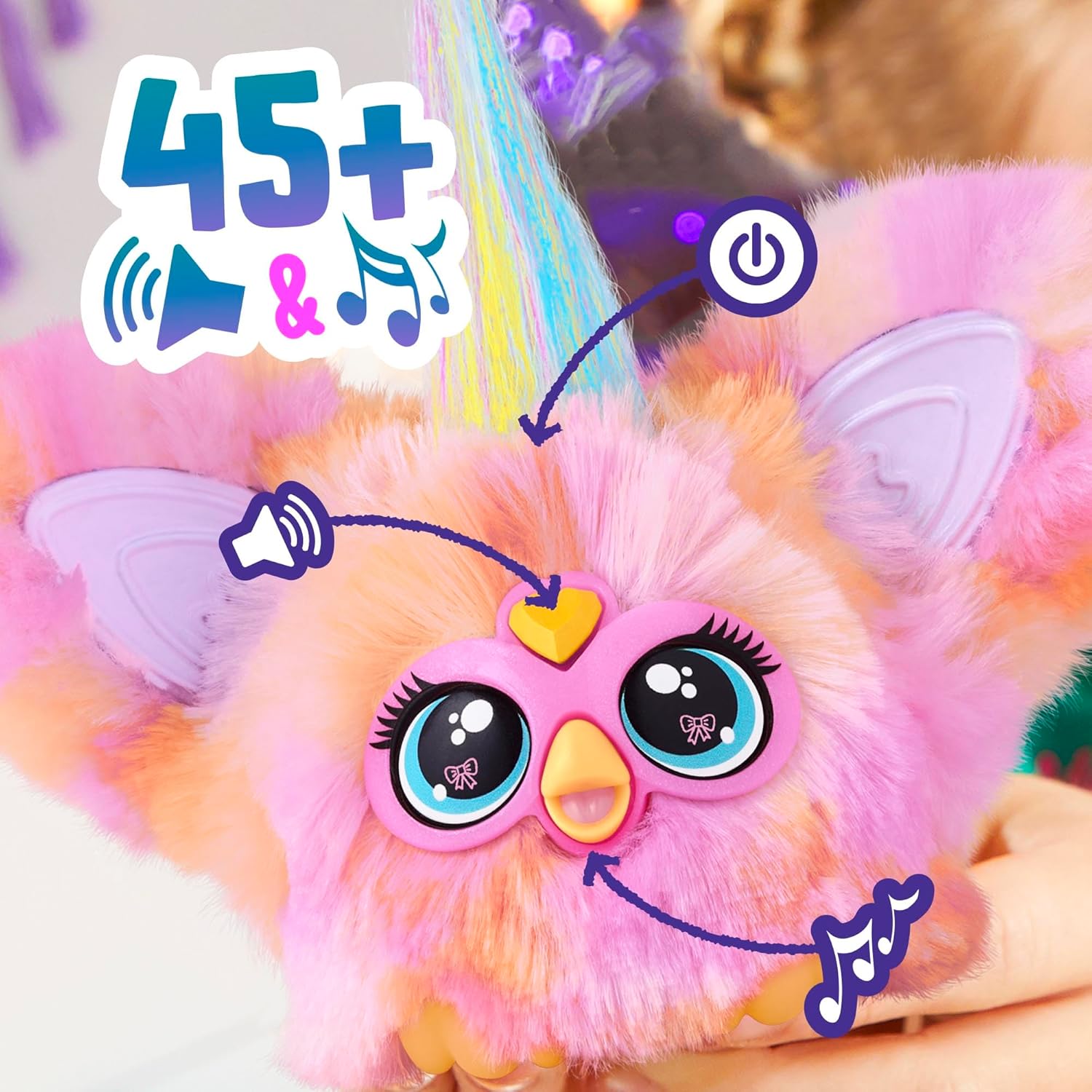 Furby Furblets Fierce & Fabulous 2 Pack, 45 Sounds Each, Electronic Plush Toys for Girls & Boys, Ages 6+
