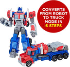 Toys Heroic Optimus Prime Action Figure - Timeless Large-Scale Figure, Changes into Toy Truck - Toys for Kids 6 and Up, 11-inch