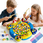 ORANGE OCEAN 66 PCS Magnetic Fishing Games for Kids Ages 4-8, Toddler Board Games for Kids 4-6 8-12, Toys for 3 4 5 6 Year Old Boys Girls, Ideas Birthday Gifts for Boys Girls 3-5 6-8