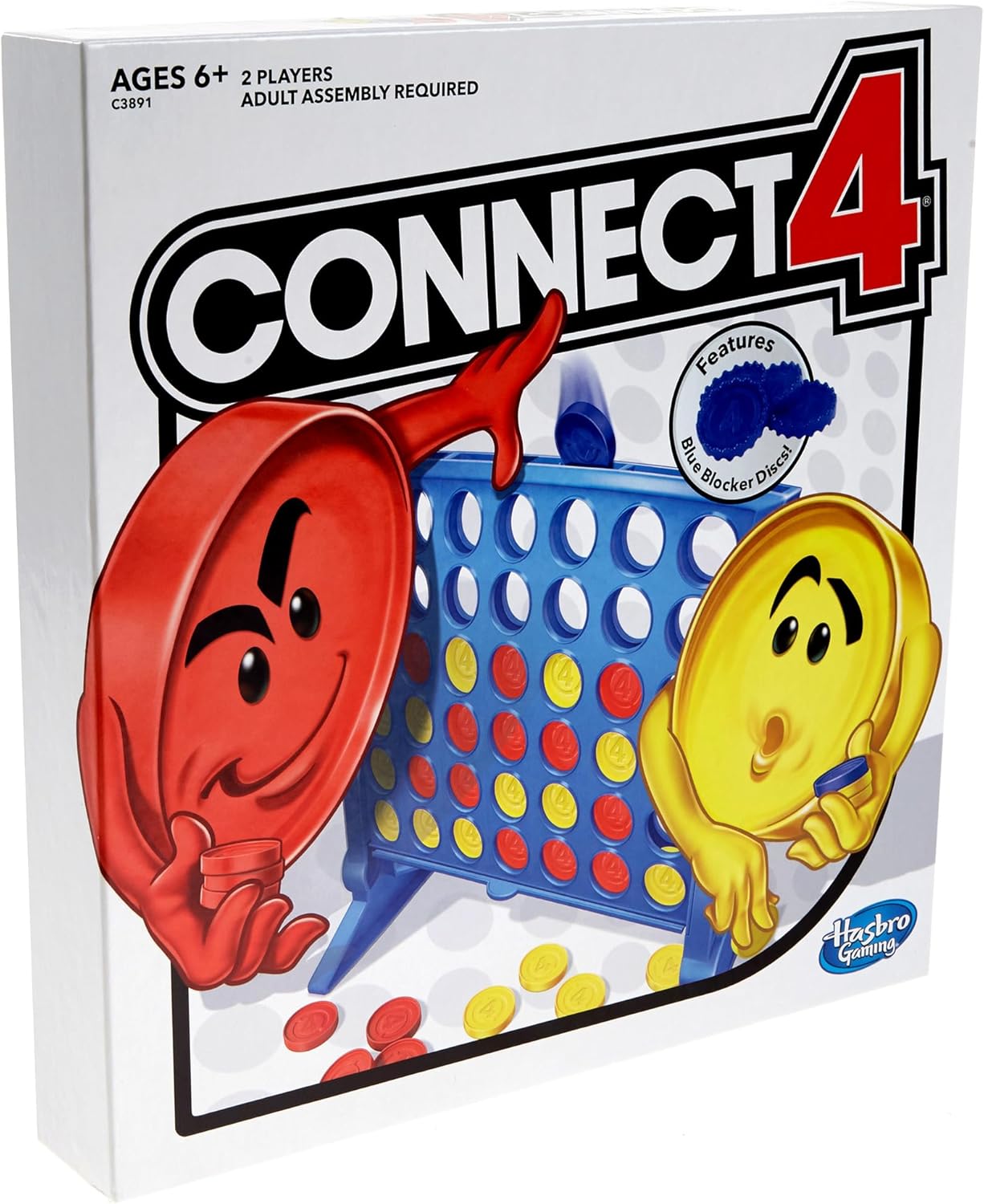 Hasbro Gaming Connect 4 Strategy Board Game for Ages 6 and Up