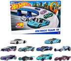 10-Pack of Toy Race Cars (Styles May Vary) | Set of 10 1:64 Scale Vehicles,Includes Hot Wheels Originals & Officially Licensed Cars