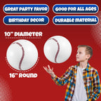 Inflatable Balls (Pack of 12) 16-inch, Beach Balls Bulk for Beach Toys & Birthday Party Decorations & Party Favors for Kids, Goodie Bags Stuffers