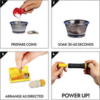 National Geographic Battery Making Kit - Potato Clock and Penny Powered Flashlight Science Kit, 2 Electricity STEM Projects for Kids, Electrical Circuit Toy for Boys and Girls