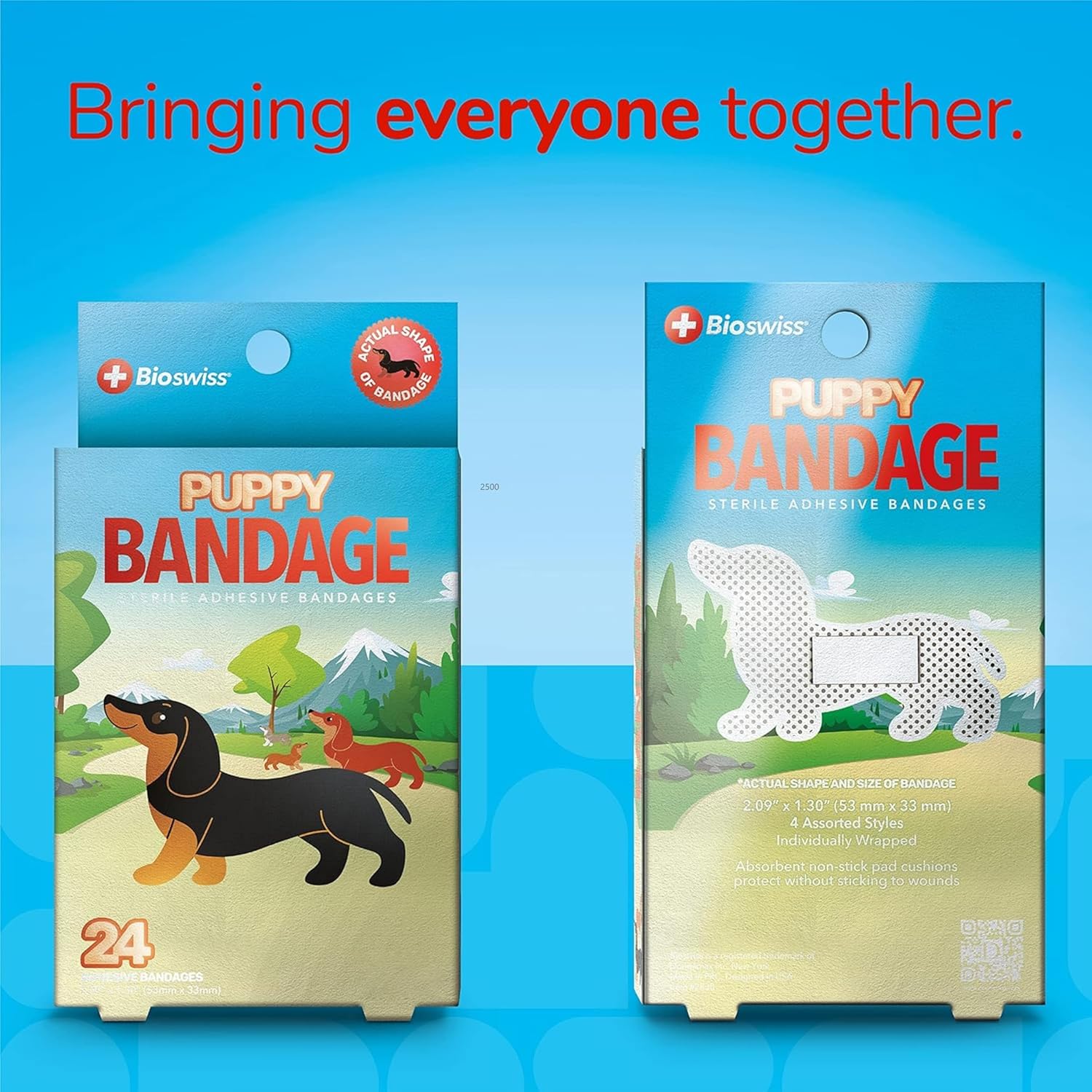 BioSwiss Bandages, Self Adhesive Bandage Set, Latex Free, Sterile Wound Care