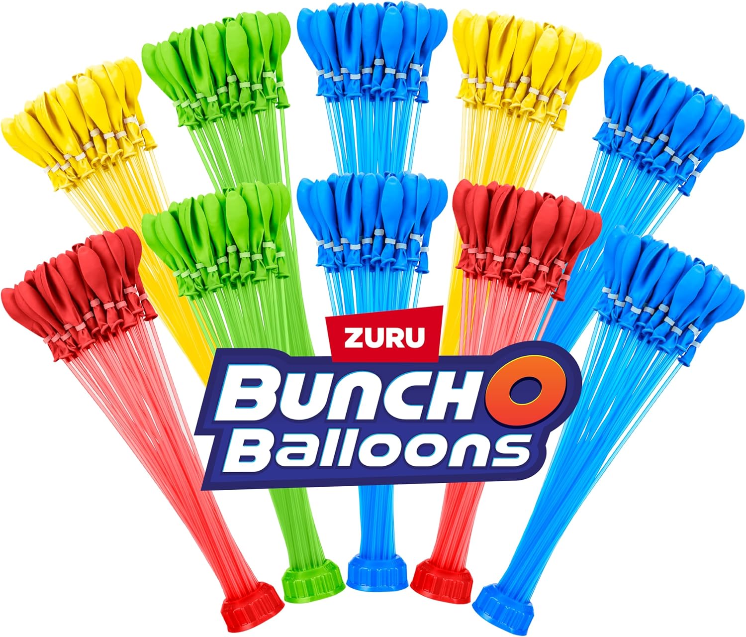 Original Bunch O Balloons Multi-Colored 330+ Rapid-Filling Self-Sealing Water Balloons by ZURU Water Balloon for the Whole Family, Kids, Teens, Adults