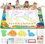 Jasonwell Aqua Water Doodle Mat 40 X 32 Inches Large Magic Drawing Doodling Mat Coloring Mat Educational Toys Christmas Birthday Gifts for Kids Toddler Boys Girls Age 2 3 4 5 6 7 8 Year Old