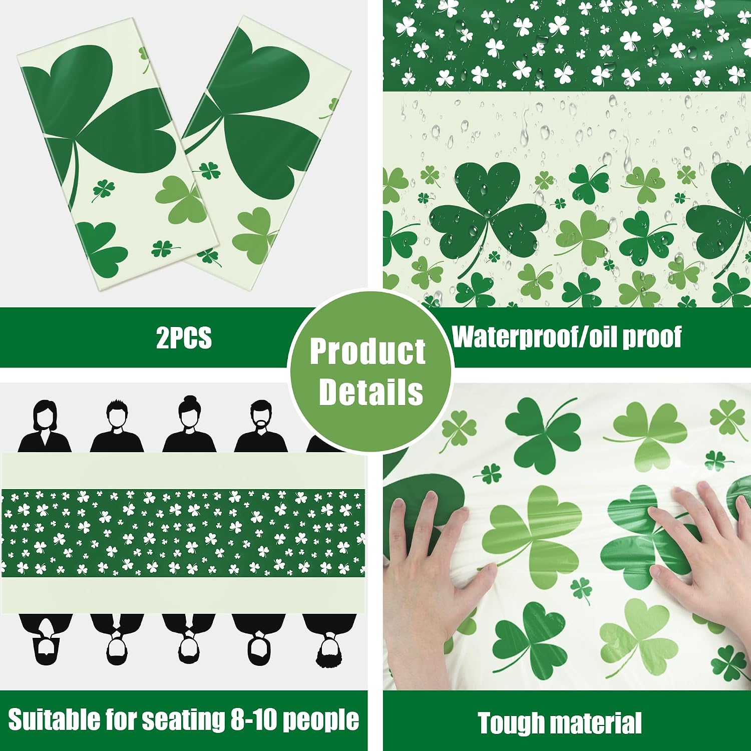 Summer Party Decorations - Summer Decorations for Home - 2 Pack Disposable Plastic Tablecloth | Floral Tablecloth for Mothers Day Wildflower Butterfly Birthday Garden Party Decorations