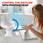 Honeywell TurboForce Air Circulator, Small Tabletop Fan, Quiet Personal Fan for Home or Office, 3 Speeds, 90 Degree Pivoting Head
