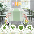 Summer Party Decorations - Summer Decorations for Home - 2 Pack Disposable Plastic Tablecloth | Floral Tablecloth for Mothers Day Wildflower Butterfly Birthday Garden Party Decorations