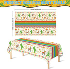 Summer Party Decorations - Summer Decorations for Home - 2 Pack Disposable Plastic Tablecloth | Floral Tablecloth for Mothers Day Wildflower Butterfly Birthday Garden Party Decorations