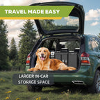 SugarFox Backseat Hanging Trunk Organizer for SUVs, Cars, Trucks & MPVs | Multi-Pocket Storage with Anti-Slip Straps | Space-Saving Auto Accessory | Gift for Drivers | 37.8" x 18.1"
