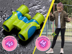 Binoculars for Kids, Girls or Boys Real Kids Binoculars in Vibrant - Includes Sticker Book with 40 Bird Species - Small Toys for Toddlers