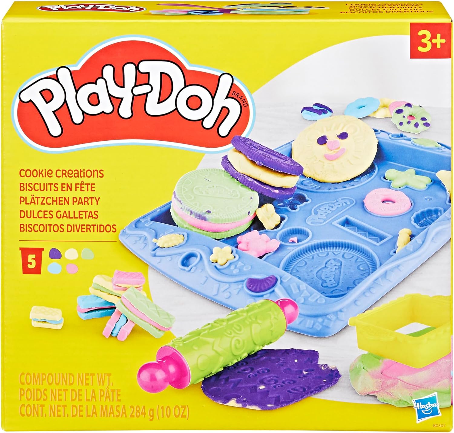 Kitchen Creations Cookie Creations Playset, Kids Arts & Crafts Set, Preschool Play Food Toys, Easter Gifts for Girls & Boys, Ages 3+