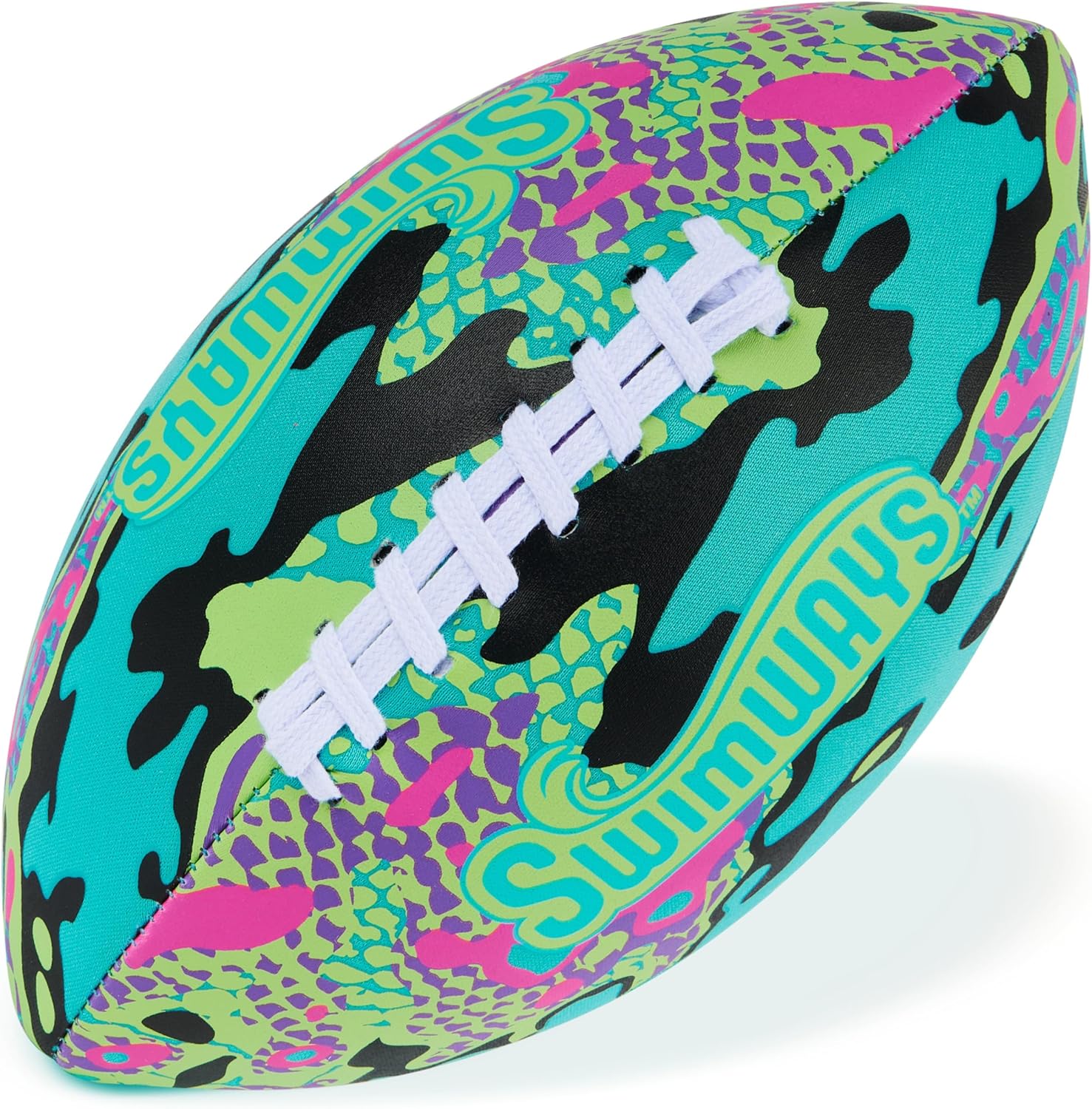 Swimways Hydro Waterproof Football, Outdoor Games for Adults and Kids, Swimming Pool Accessories and Pool Party Games,9.25 Inches
