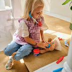 Examine and Treat Pet Vet Play Set, 24-Piece Animal Doctor Playset with Dog & Cat Plushies, Pet Doctor Kit & Accessories, Preschool Toys for Girls & Boys Ages 3+